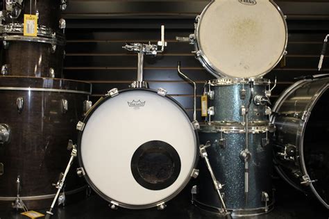 Used Ludwig Breakbeats Azure Blue Spkl Drum Kits Blue Drum Kits