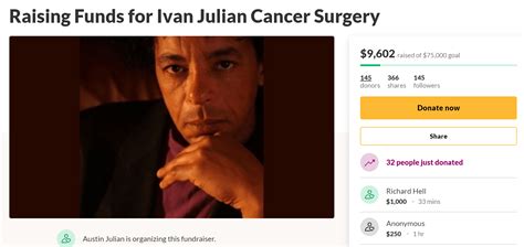 Gofundme Raising Funds For Ivan Julian Cancer Surgery The Worley Gig