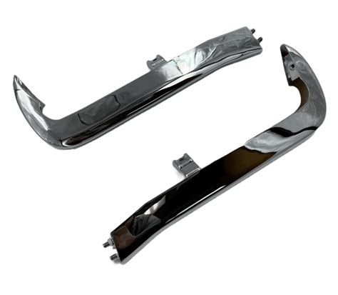 Pair Chrome Front Bumper Guards For 1965 Chevy Impala Bel Air