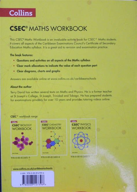 Maths Workbook For Csec Collins Tccu Bookstore And Outlet