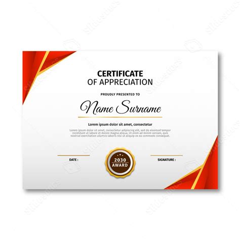 Certificate Border Achievement Certificates Frame Modern Professional