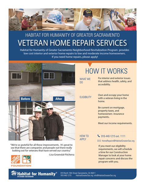 Veteran Home Repair Services Sacramento And Yolo County Women Veterans Alliance