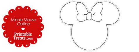 Printable Minnie Mouse Outline — Printable