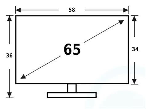 Guide To 65 Inch Tv Dimensions With Drawings Homenish 52 Off