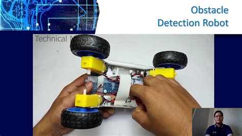 Obstacle Detection Robot Project Uas Youtube