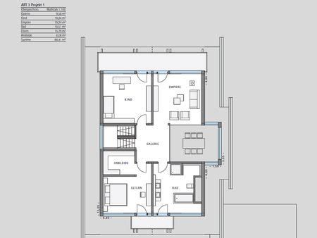 A huf haus designer house uses natural and healthy building materials such as timber, which emphasise the special character of the house and ensure the special. Sample Floor Plan HUF House ART 3 | house plans/Pre-fab ...