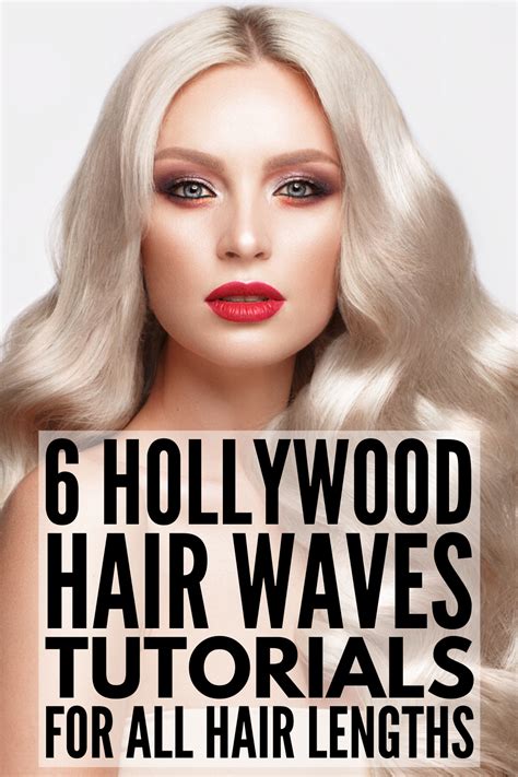 Classy And Chic 6 Hollywood Waves Tutorials For All Hair Lengths Medium