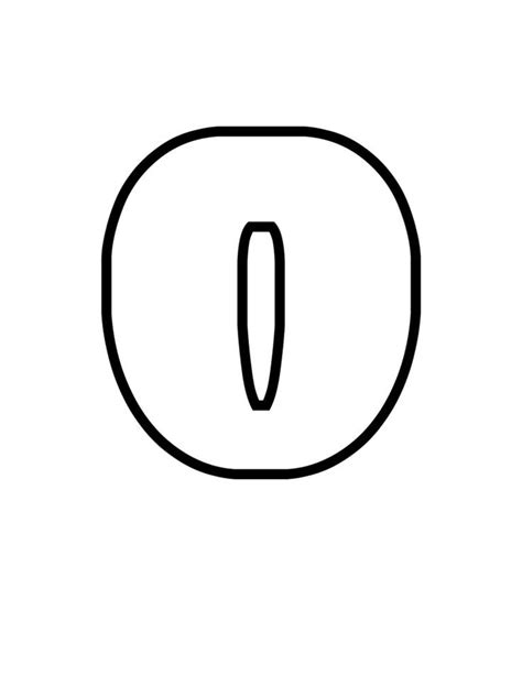 A Black And White Drawing Of The Letter O