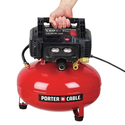 Factory Reconditioned Porter Cable C2002r 08 Hp 6 Gallon Oil Free