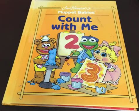 Count With Me Jim Hensons Muppet Babies My First Book Club Grolier 1992