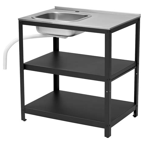 Ikea offers a narrow line of kitchen appliances and is a smaller player in terms of appliance sales (the biggest are lowe's, followed by home depot, best buy, and sears), so we don't have enough. GRILLSKÄR Sink unit - black, stainless steel outdoor - IKEA