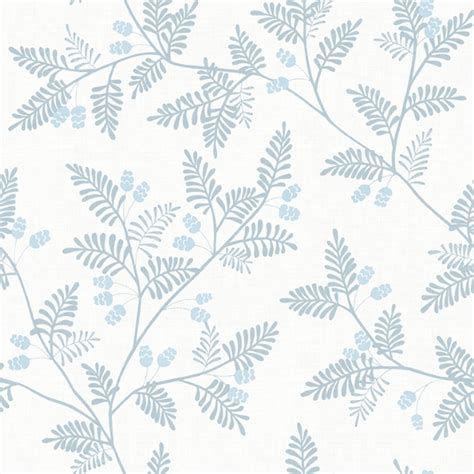 4074 26602 Ardell Light Blue Botanical Wallpaper By A Street Prints
