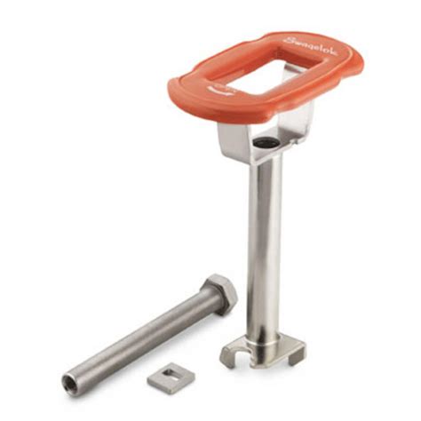 Stainless Steel 4 In Extension Oval Handle Kit With Orange Sleeve For