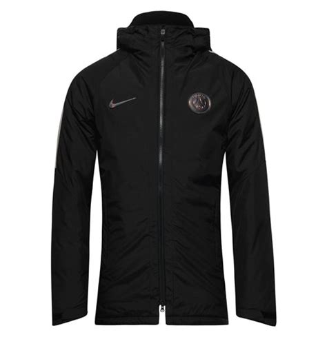 Nike down activewear jackets for men. Buy Official 2016-2017 PSG Nike Hooded Stadium Jacket (Black)