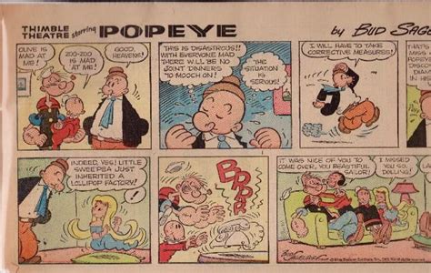 I Loved The Popeye Comic Strip Wimpy Was My Guy Snarfing Down