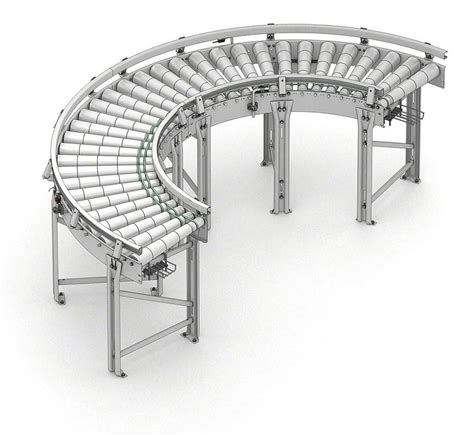 Mild Steel 90 Degree Curved Roller Conveyor At Rs 140000piece In