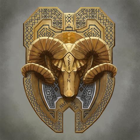 Dwarven Ram Shield By Seraph777 On Deviantart