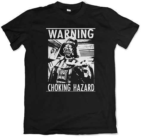 Warning Choking Hazard Popular Movie Character Tee Mens And Womens