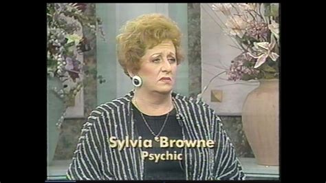 Psychic Sylvia Browne On People Are Talking April Youtube