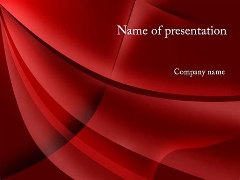 Download Free Red Shades Powerpoint Template For Your Presentation