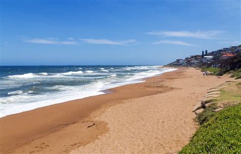 Coastal Landscape In Umdloti Beach In Durban South Africa Stock Image