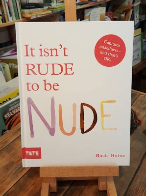 It isnt Rude to be Nude E se um livro por dia fôr uma vacina contra a