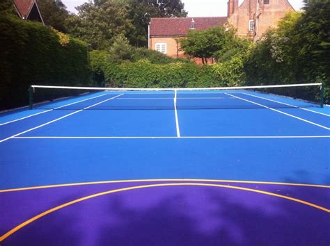 What surface is fastest in tennis? Asphalt tennis courts designed and installed with thirty ...
