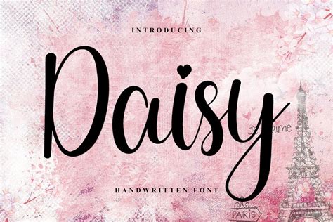 Daisy Font By Pipi Creative Creative Fabrica