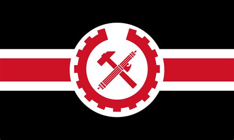 My National Syndicalist Flag Design Rrightistvexillology