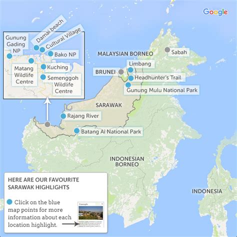 Where To Go In Sarawak Sarawak Highlights And Travel Itineraries