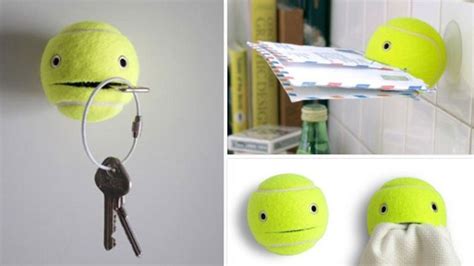 Use Tennis Balls To Hold Just About Any Small Item Around The House