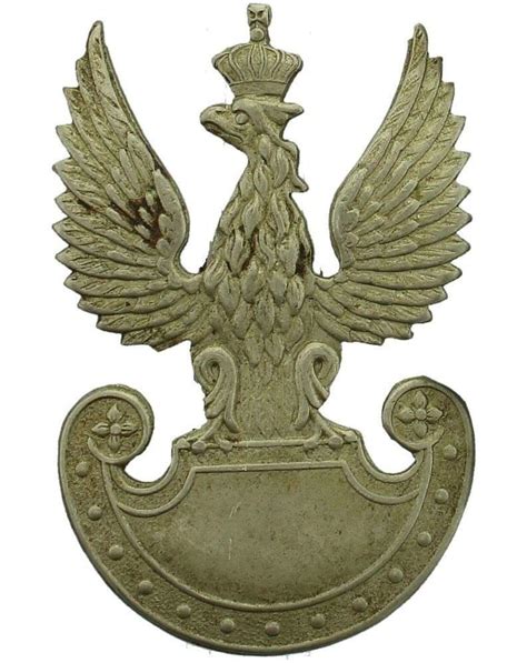 Ww2 Free Polish Forces Army In Exile Cap Badge