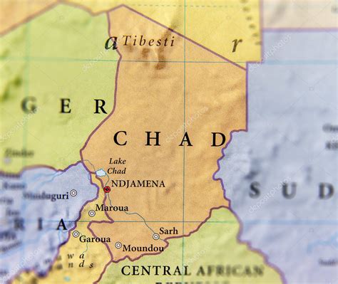 Map Of Chad