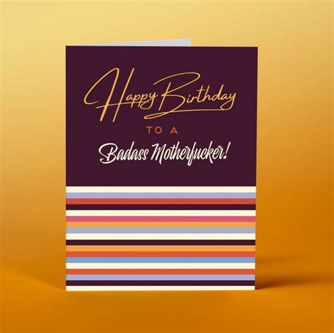 Mofo Birthday Card Local Fixture