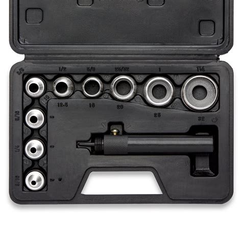 02614a Interchangable Hollow Hole Punch Set With Handle Heavy Duty