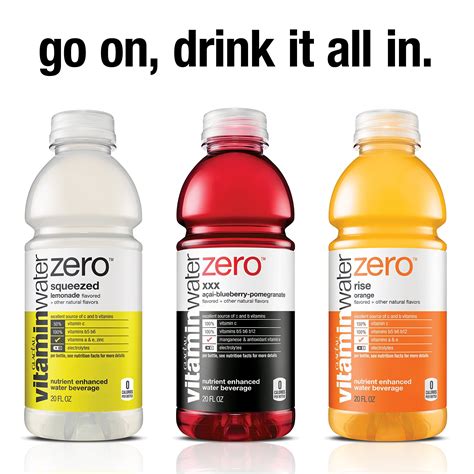 Vitaminwater Zero Electrolyte Enhanced Water Wvitamins Variety Pack