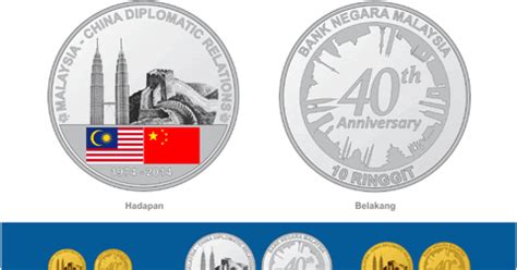 Hubungan diplomatik malaysia dengan china. MINAT DUIT: Pengeluaran Duit Syiling Peringatan Bersempena ...