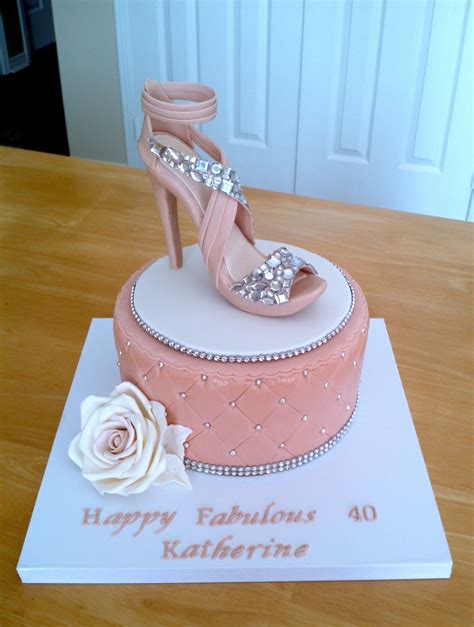30th Birthday Female Classy Birthday Cake Inspiring Black And Pink