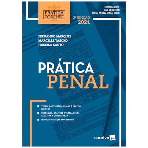Livro Coleção Prática Forense Prática Penal 3ª Edição 2021 Ponto