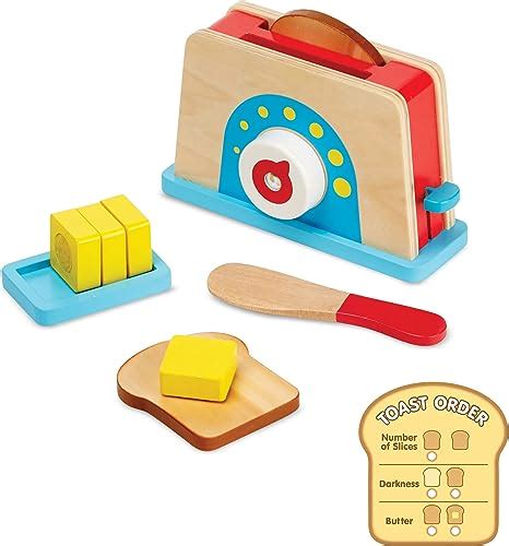 Melissa And Doug Bread And Butter Toaster Set 9 Pcs