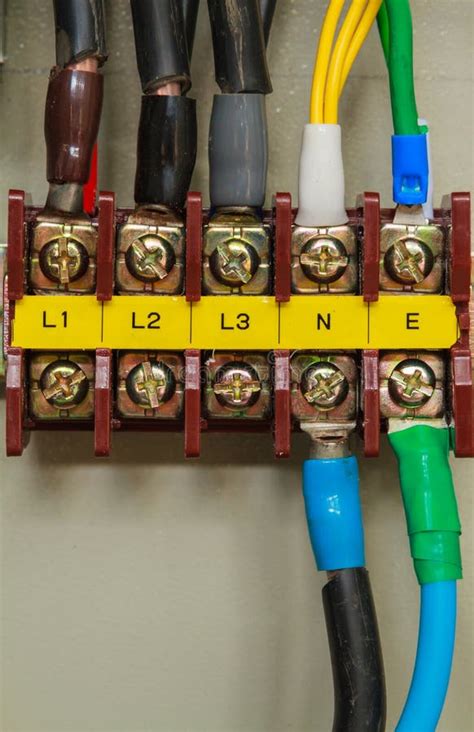 Closeup Electrical Wiring Stock Image Image Of Black 62178673
