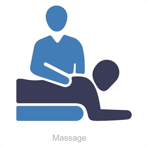 Premium Vector Massage And Spa Icon Concept