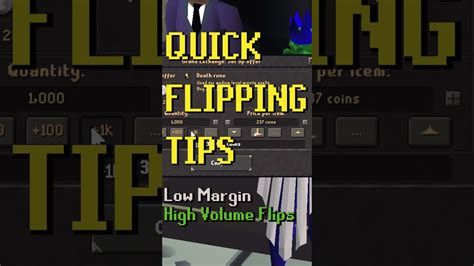 Osrs Flipping Tips High Volume Low Margin Items Low Risk F2p