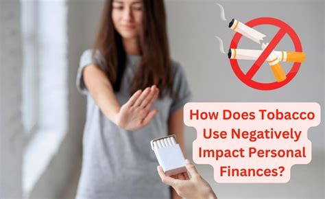 2023 how does tobacco use negatively impact personal finances