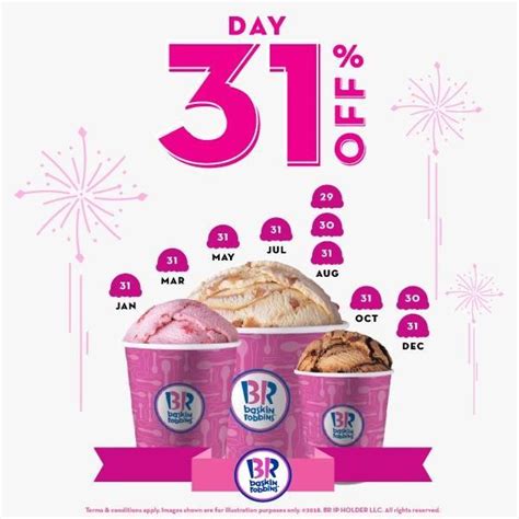 Baskin robbins leap day extra 29% off promotion. Baskin Robbins Day 31% OFF