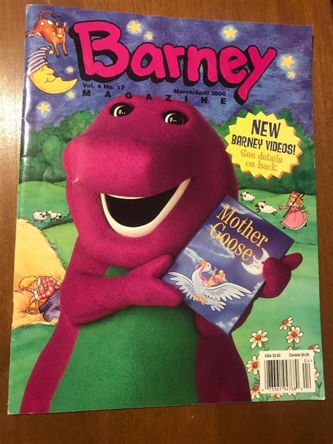 Barney Magazine Vol 4 No 17 Marchapril 2000 Mother Goose Acceptable