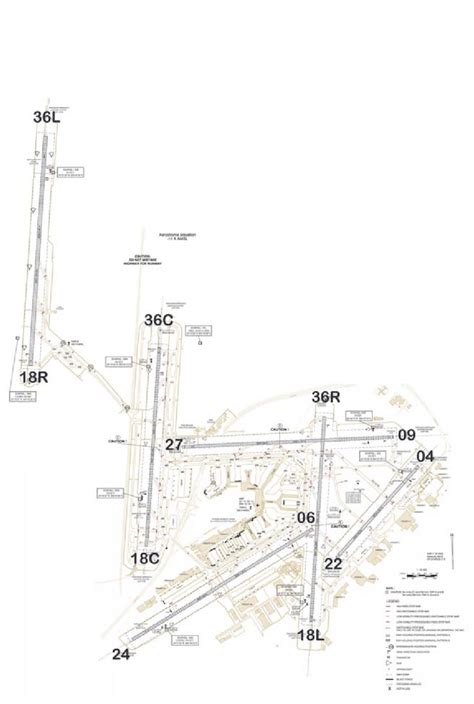 Airfield Lay Out Of Amsterdam Airport Schiphol Ref To Ais Website