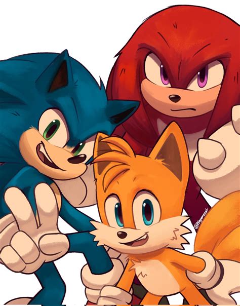 Knuckles Sonic Tails Sonic The Hedgehog Wallpaper Fanpop The Best
