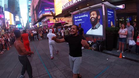 Times Square Ny Amazing Street Performers Youtube