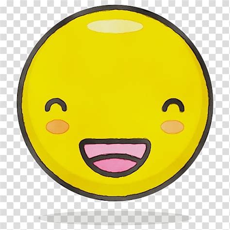 Free Download Emoticon Watercolor Paint Wet Ink Smiley Emoji